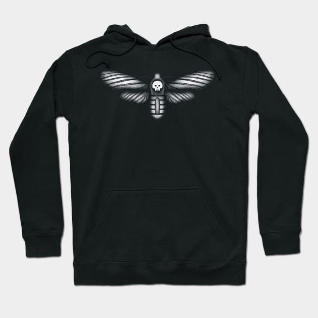 Death Head Moth (The Silence of the Lambs) Hoodie by EstrangedShop